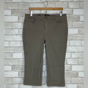 NYDJ Sheri Slim Crop Jeans Size 14